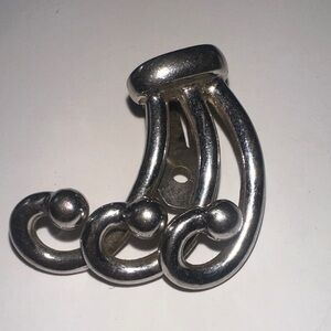 Vintage Silver Clip-On Earring (Only One).